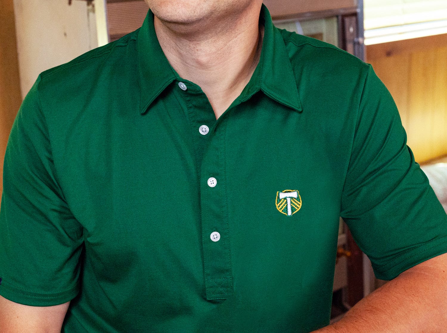 Portland Timbers Performance Range Badge - Fairway Green Soccer Jersey Patch for Fans & Collectors - Perfect for Jerseys, Jackets & DIY Projects