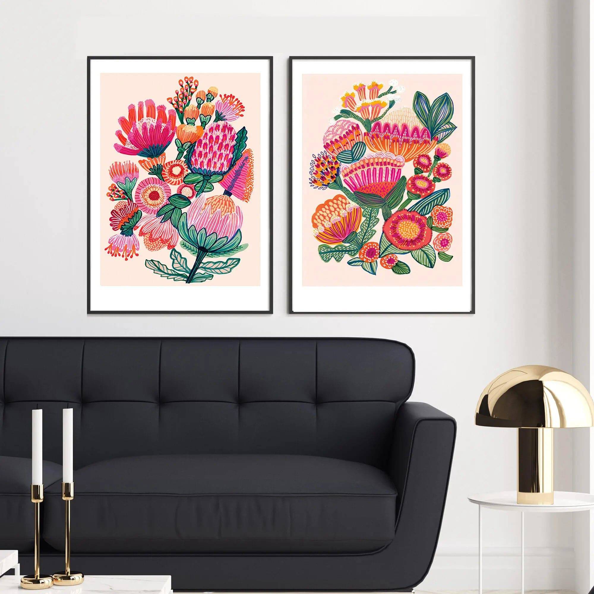 Australian Flowers Floral Wall Art Prints - Botanical Home Decor for Living Room, Bedroom & Office | Perfect for Farmhouse, Boho & Modern Interior Design