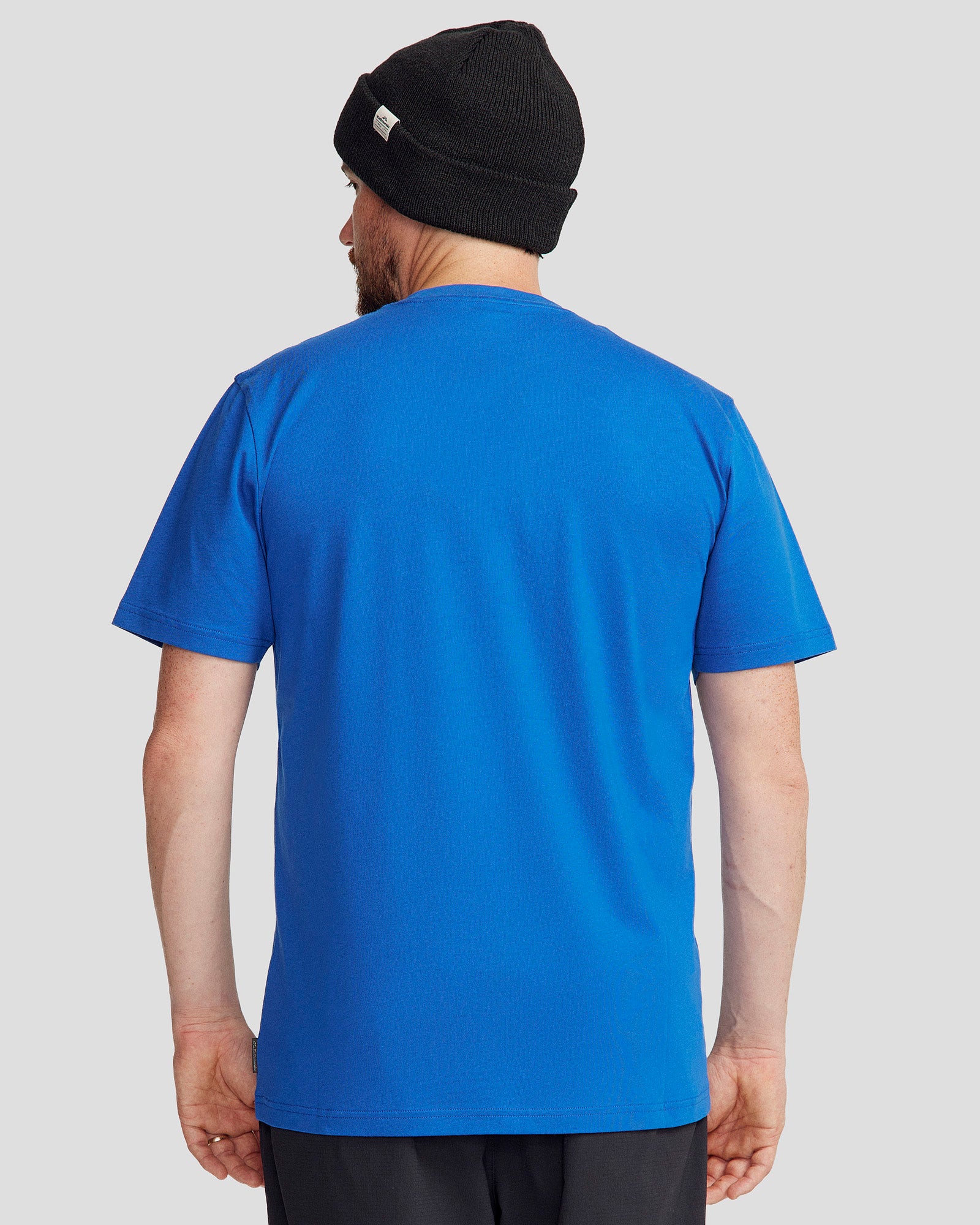 Premium Men's Solid Organic Cotton T-Shirt - Soft Breathable Tee for Casual Wear & Everyday Comfort - Peak Blue
