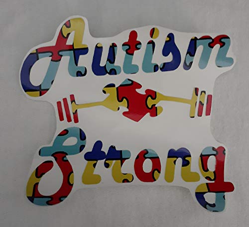 Autism Strong Awareness Vinyl Decal Sticker for Car, Tumbler, Tablet, Laptop, Van Window & Mug - Waterproof & Durable for Daily Use, Office, School, Travel