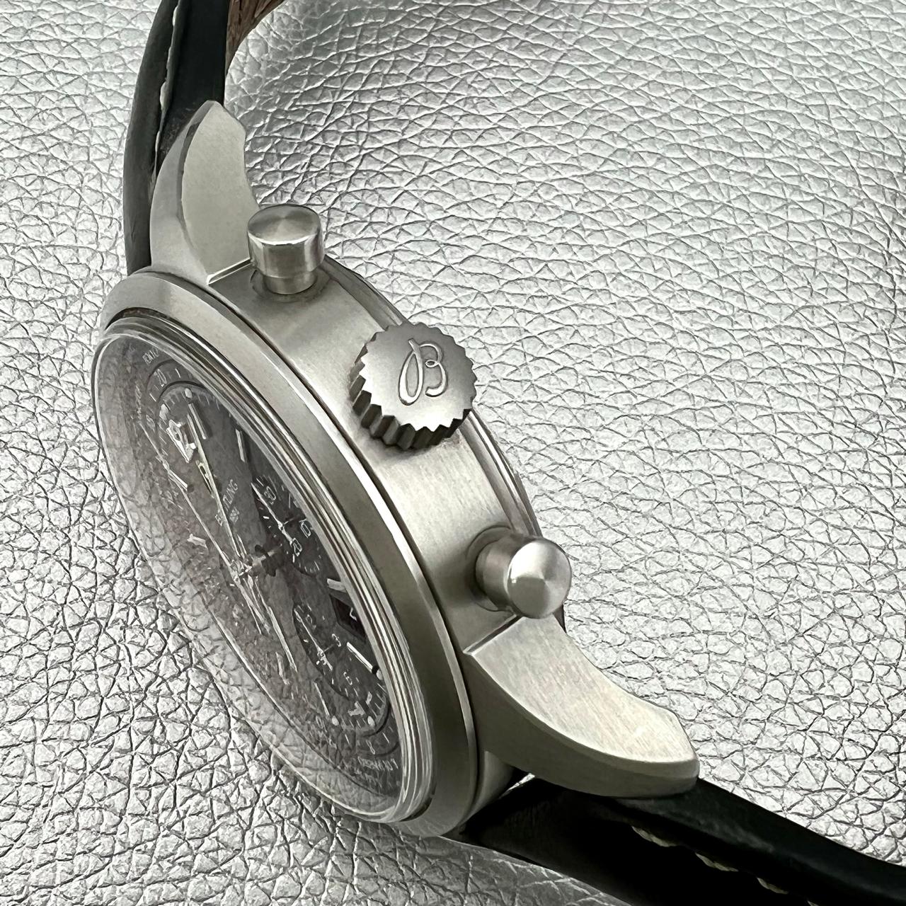 Breitling Transocean Chronograph Unitime Men's Luxury Watch - Stainless Steel Case, World Time Function - Perfect for Business Travel & Formal Occasions