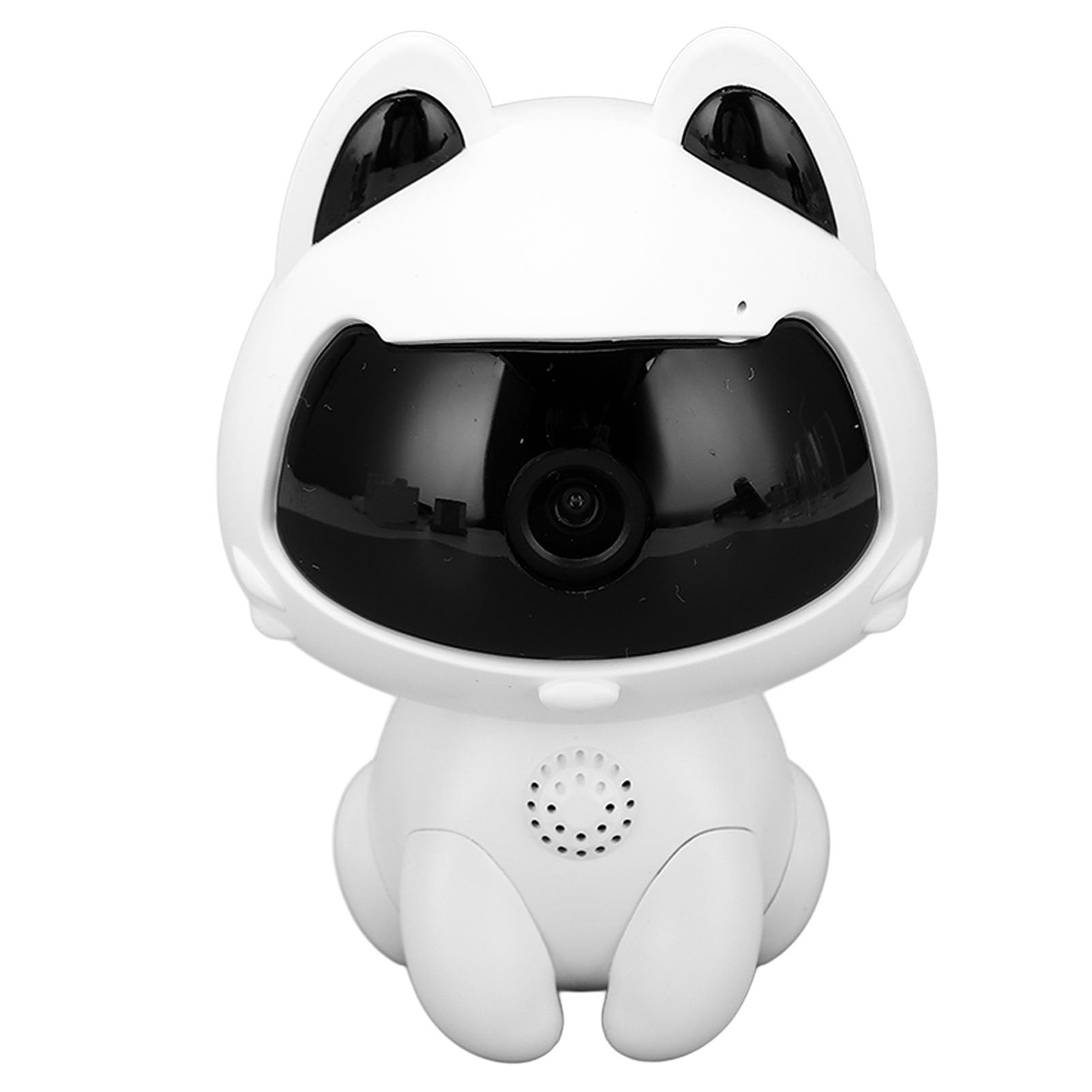 1MP Indoor Home Security Camera with Two-Way Audio - Remote Monitoring Robot Surveillance Camera for Baby, Pet & Household Use - Night Vision & Motion Detection