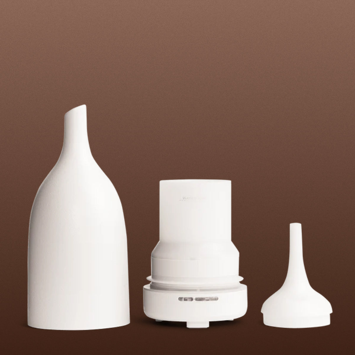 Aroma Om Essential Oil Diffuser - White Ultrasonic Humidifier for Home, Office, Yoga & Meditation | Perfect for Aromatherapy, Relaxation & Better Sleep