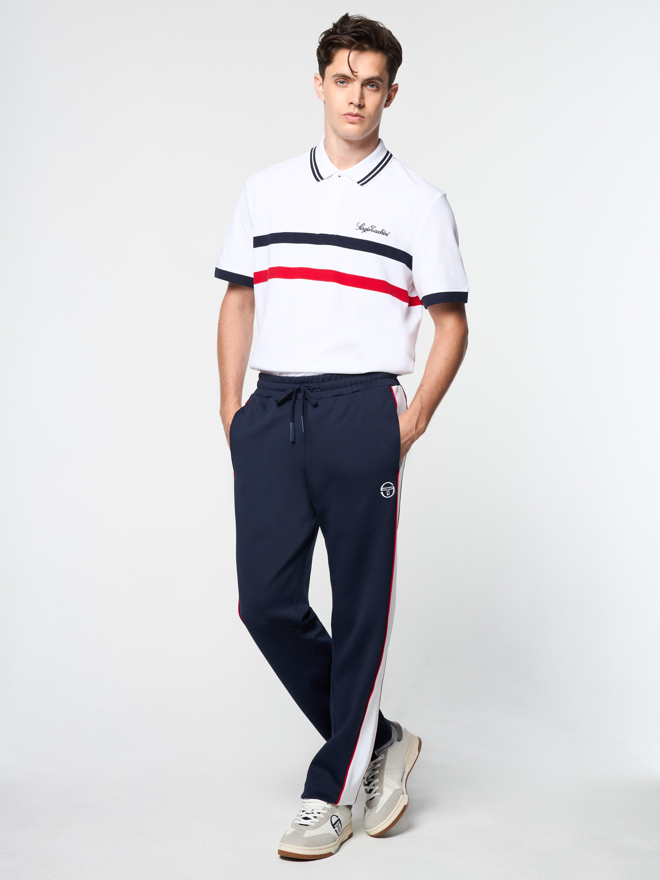 Melfi Diver Track Pants for Men - Waterproof Quick-Dry Athletic Joggers with Zipper Pockets - Perfect for Running, Gym & Outdoor Activities - Maritime Blue