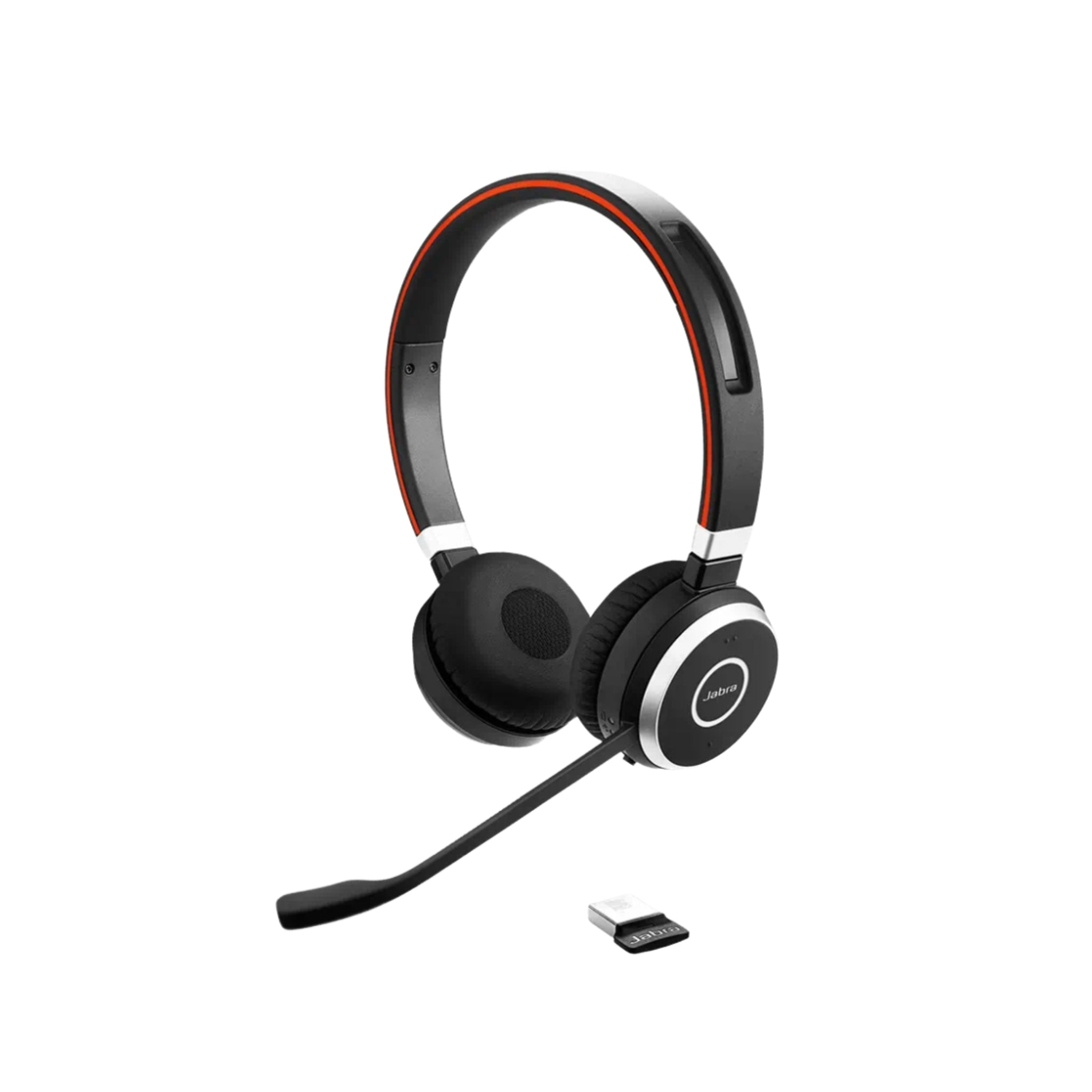 Jabra Evolve 65 Wireless Bluetooth Headset with Noise Cancellation - Comfortable Office Headphones for Business Calls, Online Meetings & Remote Work