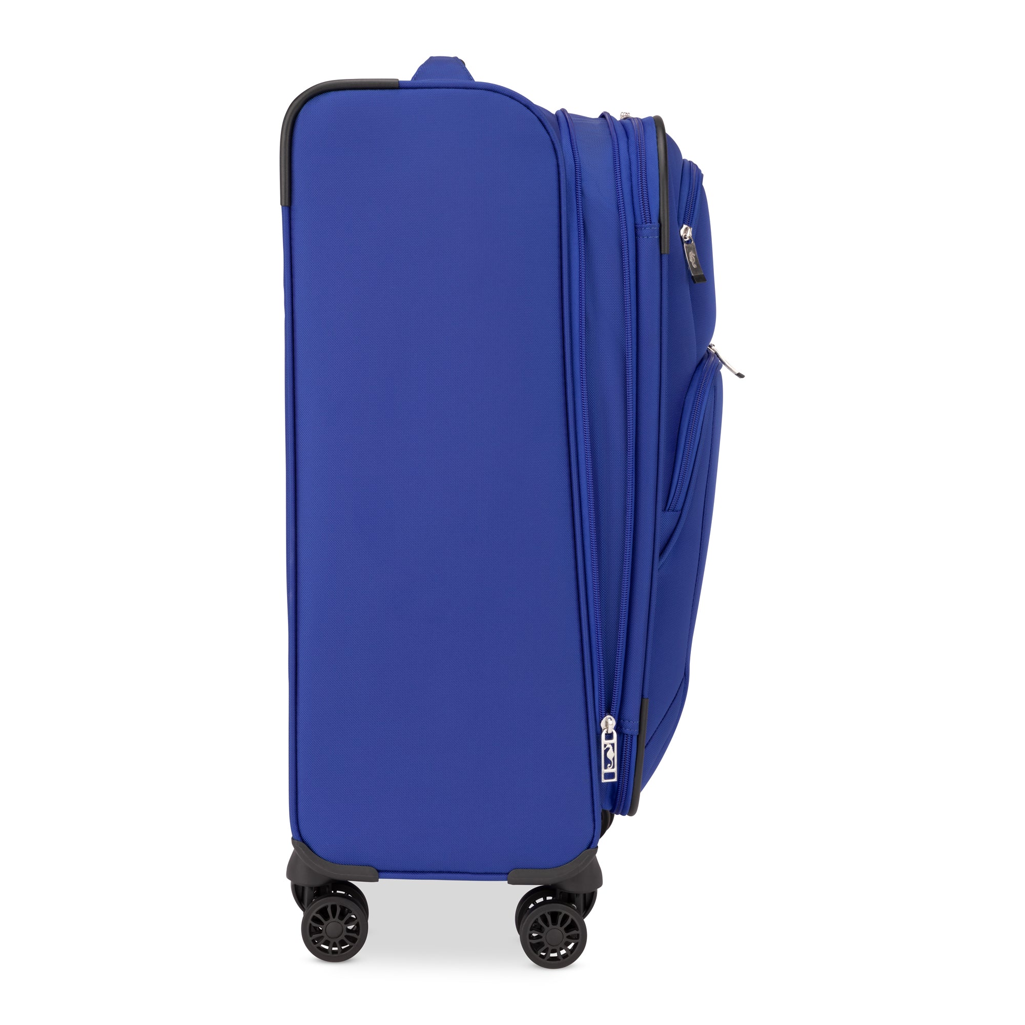 Atlantic Artisan III Spinner 3-Piece Luggage Set - Lightweight Expandable Suitcase with 360° Wheels for Travel, Business & Vacation (Black) - Perfect for Airplane Carry-On & Checked Bags