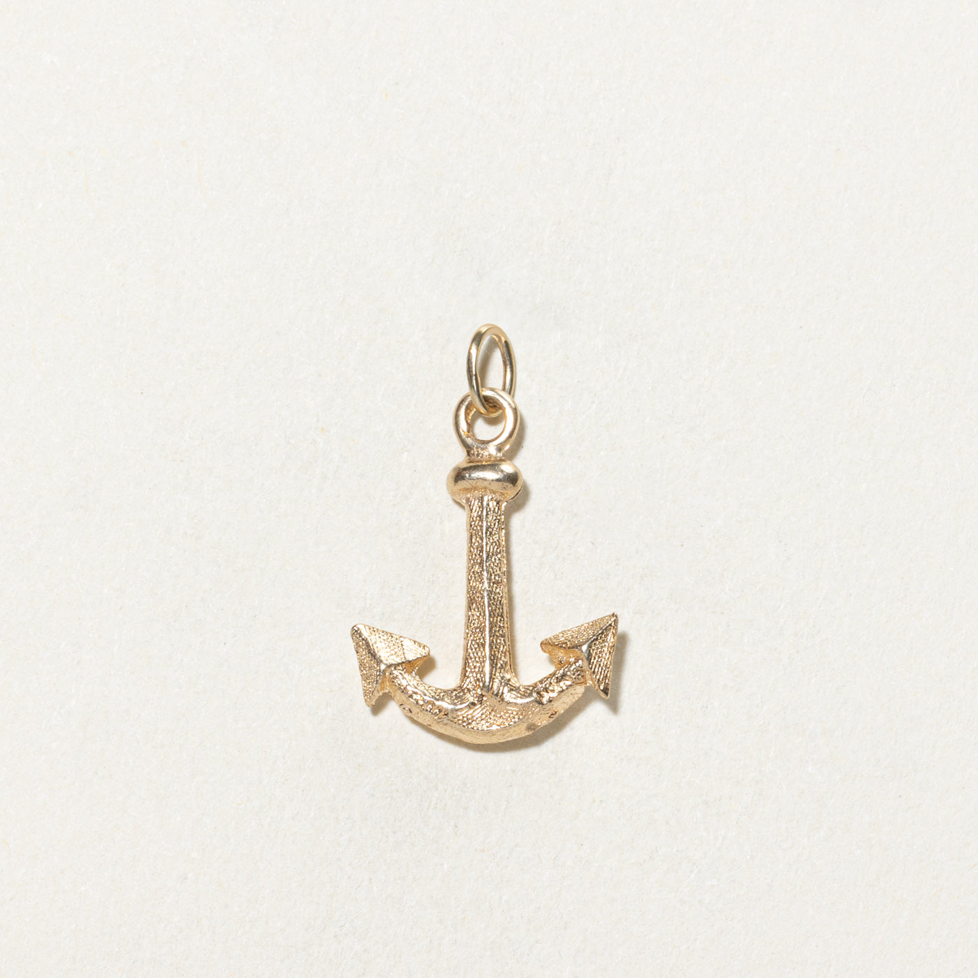 10K Yellow Gold Anchor Charm Pendant for Men & Women - Dainty Nautical Jewelry Gift for Sailors, Beach Lovers & Graduates - Perfect for Everyday Wear, Special Occasions & Layering