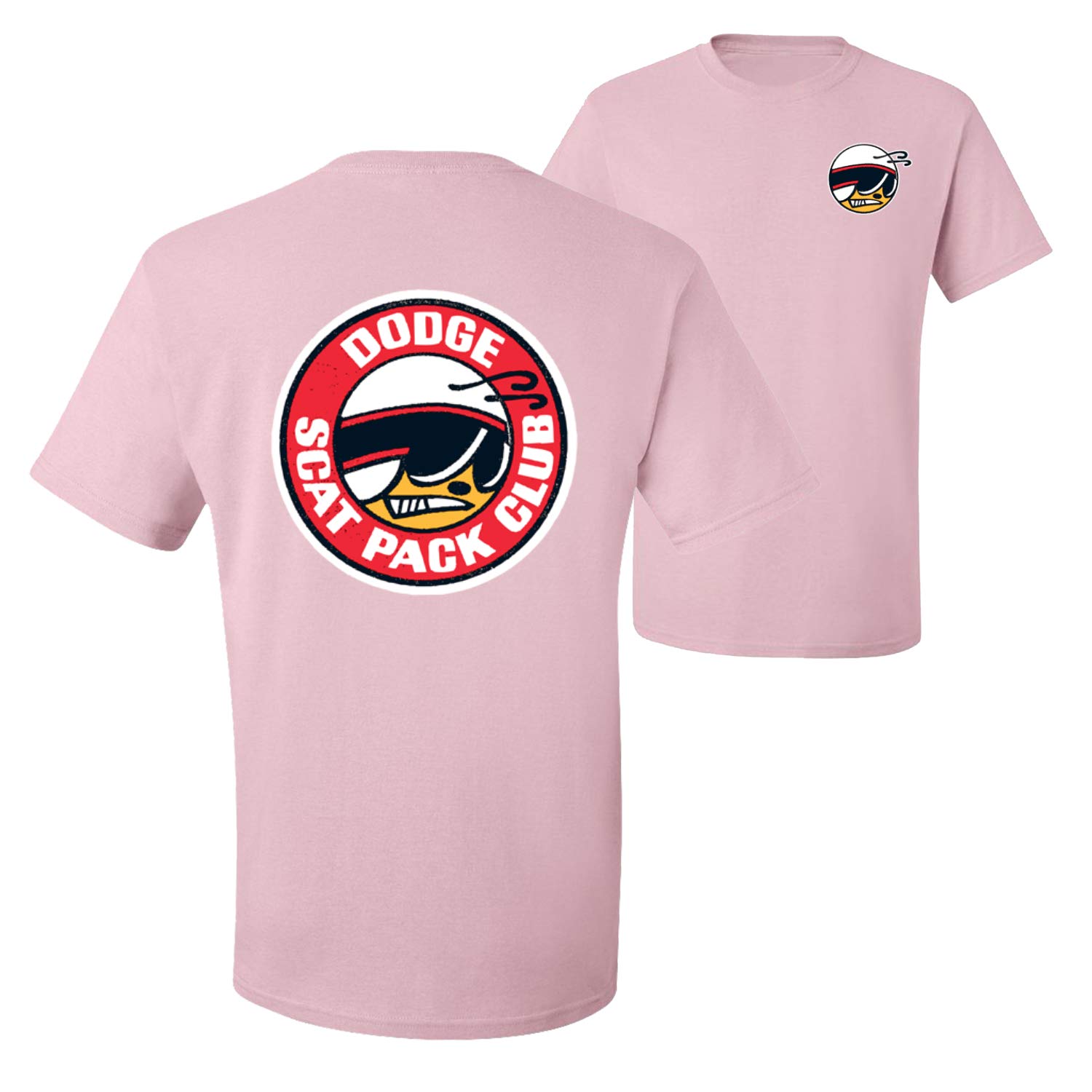 Vintage Dodge Scat Pack Club Logo Graphic T-Shirt for Men - Retro Muscle Car & Truck Enthusiast Apparel - Perfect for Car Shows, Racing Events & Casual Wear