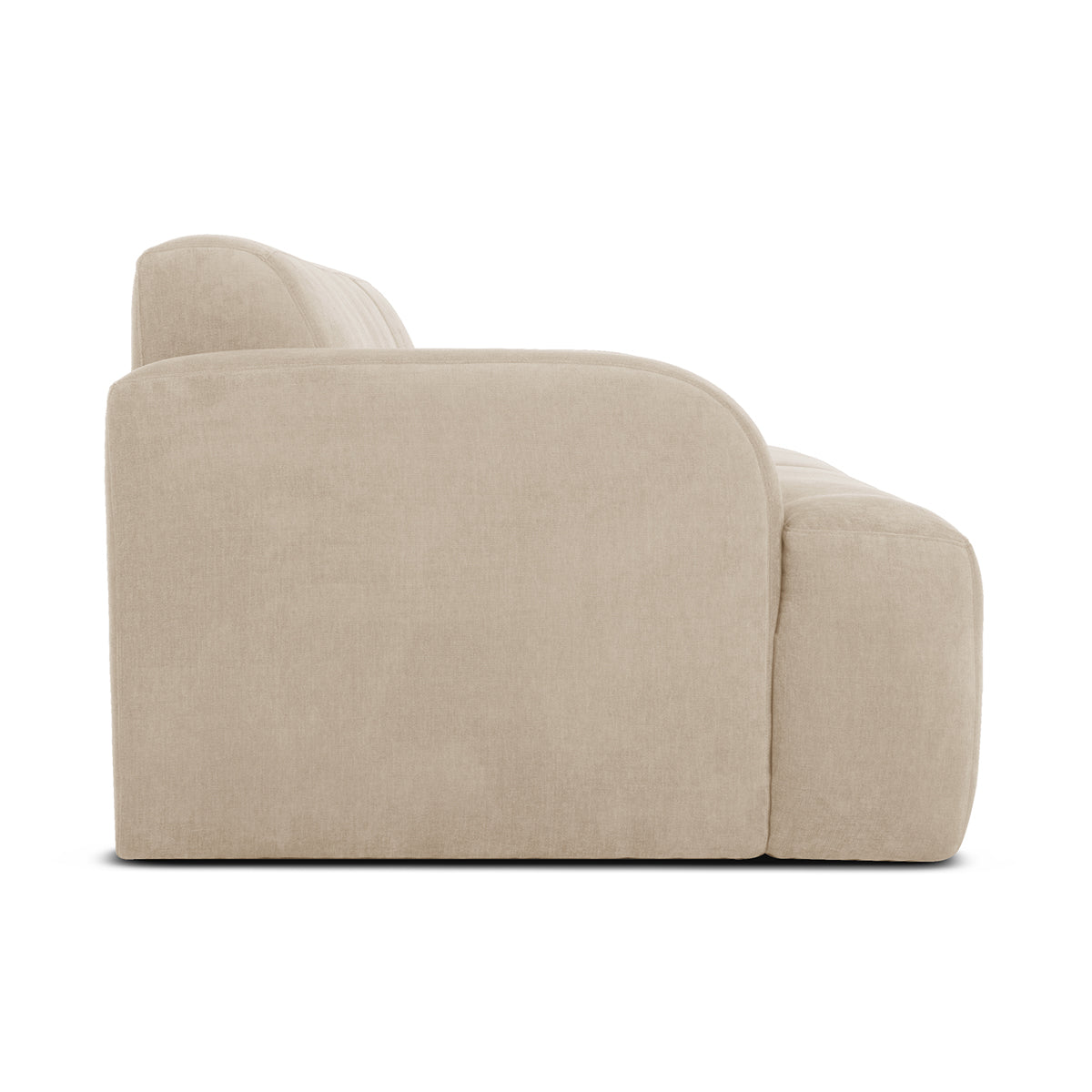 Brooklyn 3-Seater Sofa - Modern Fabric Couch for Living Room, Lounge & Family Room - Comfortable Sectional Sofa for Home Decor