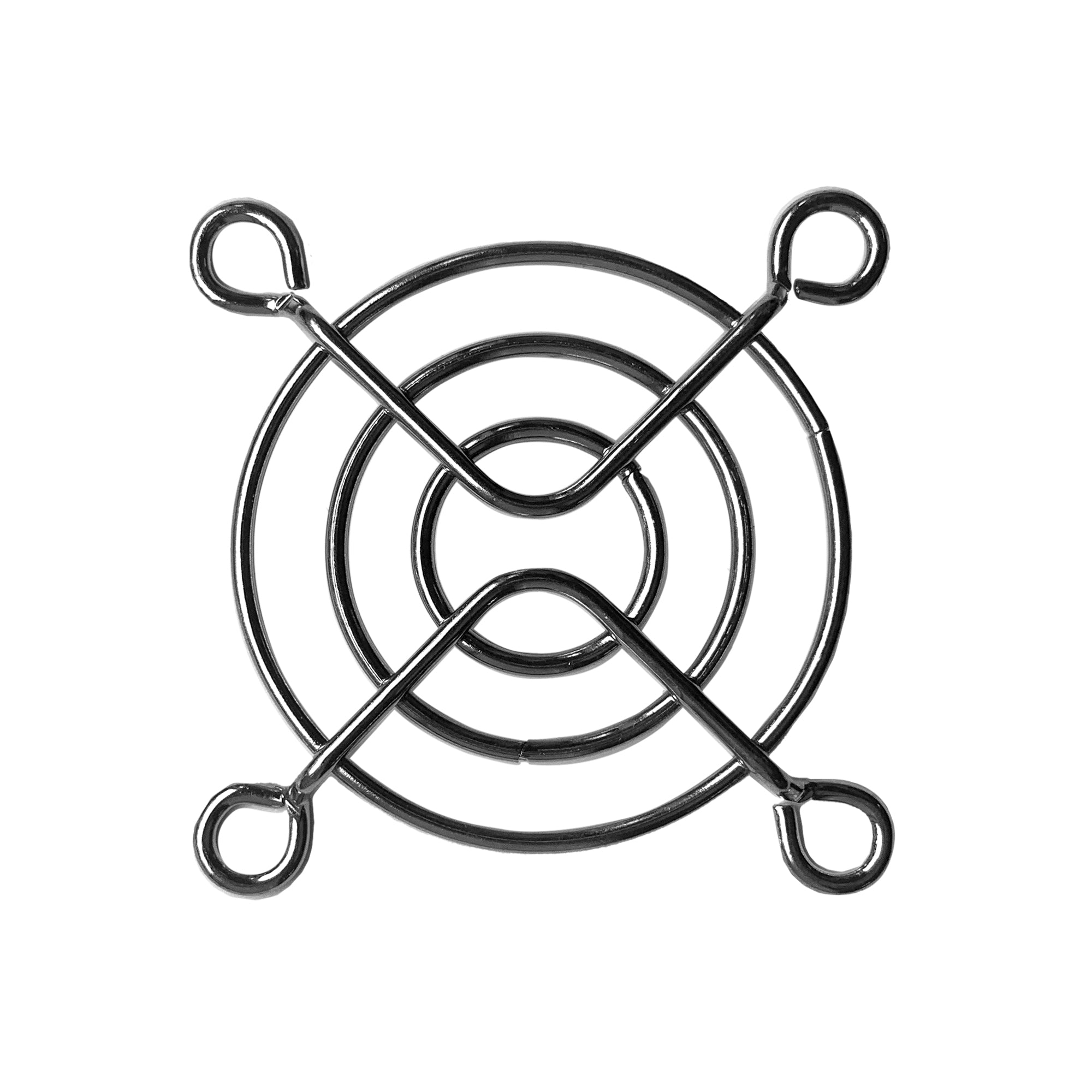 50mm Chrome Fan Grill - High-Quality PC Case Cooling Accessory for Gaming Rigs & Computer Builds - Perfect for Enhanced Airflow and Aesthetic PC Mods