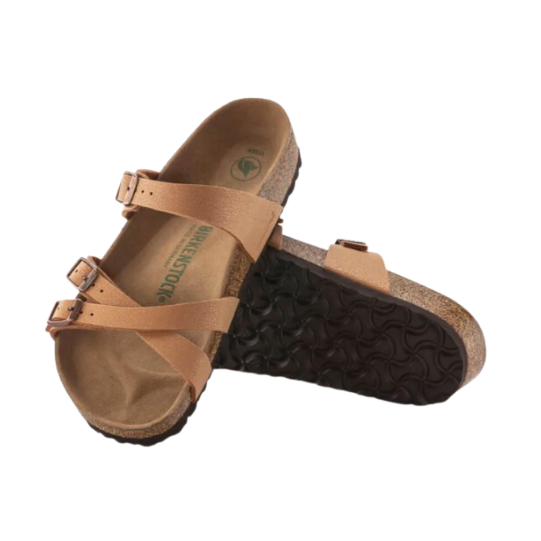 Vegan Women's Franca Sandals (Birkibuc) in Pecan Brown - Comfortable & Stylish for Summer Outings, Beach Walks & Casual Wear