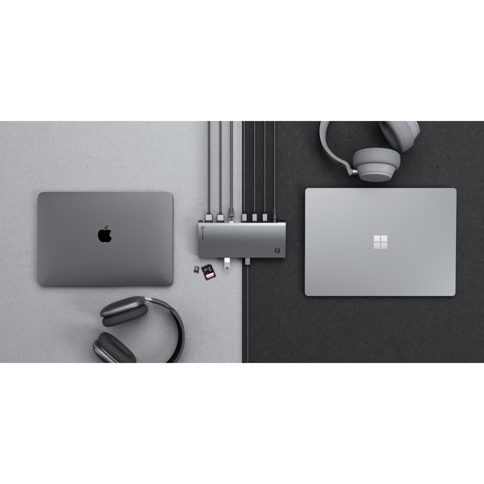 ALOGIC Thunderbolt 4 Blaze Docking Station - 14-in-1 USB-C Hub with 100W Charging, 8K HDMI, SD Card Reader - Perfect for MacBook Pro, Dell XPS & Home Office Setup