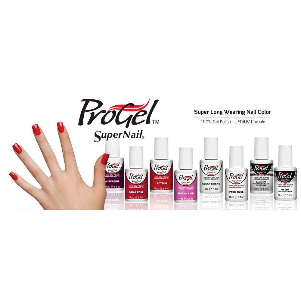 Supernail Gel Polish - Pink Dahlia Creme (0.5 Fl Oz) | Long-Lasting Nail Polish for Manicures & Pedicures | Perfect for Salon, Home Use & Special Occasions