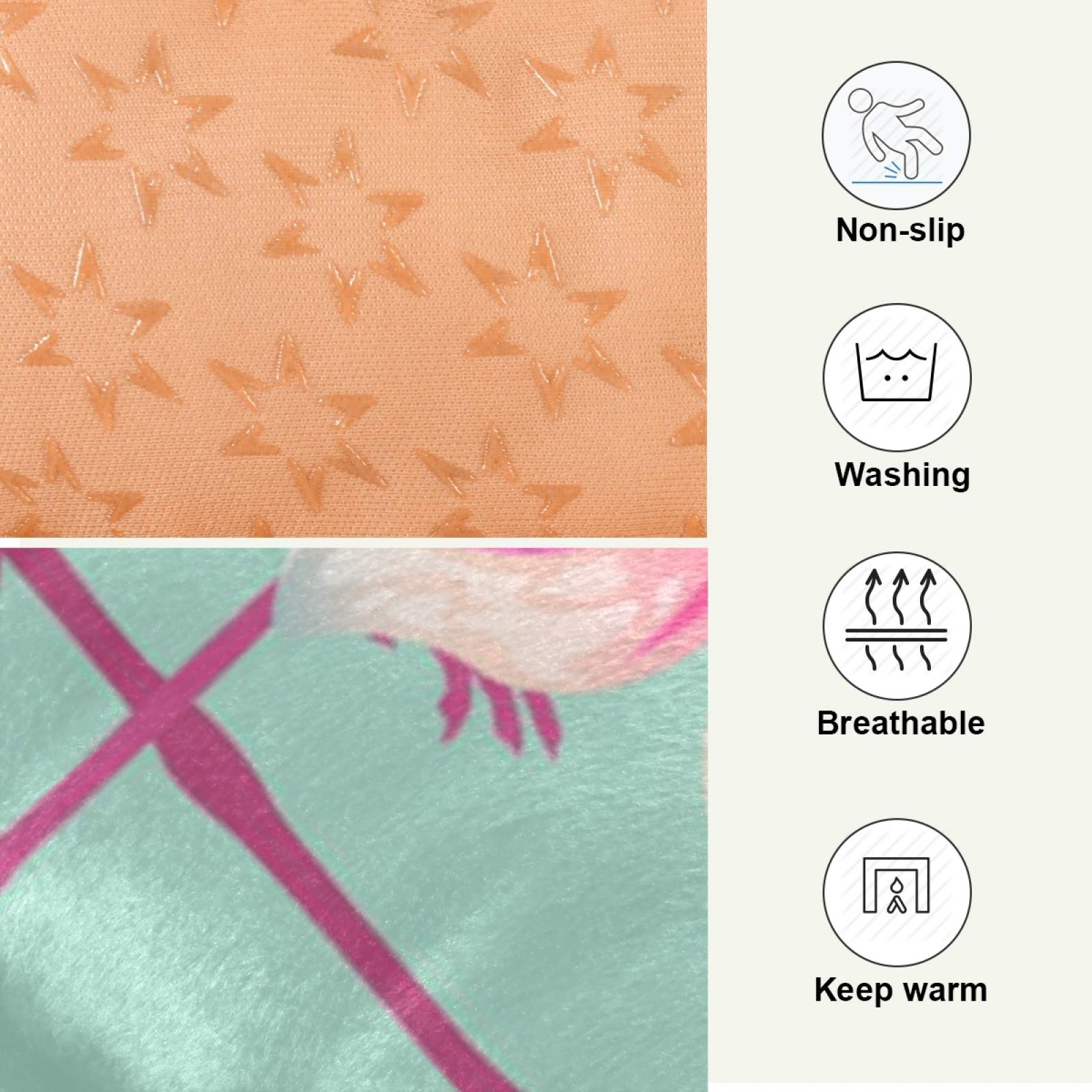 Pink Flamingo Dog Bed for Small & Medium Dogs - Ultra Soft Rectangle Pet Bed with Calming Design, 24x18 Inch - Perfect for Indoor Use in Living Room or Bedroom