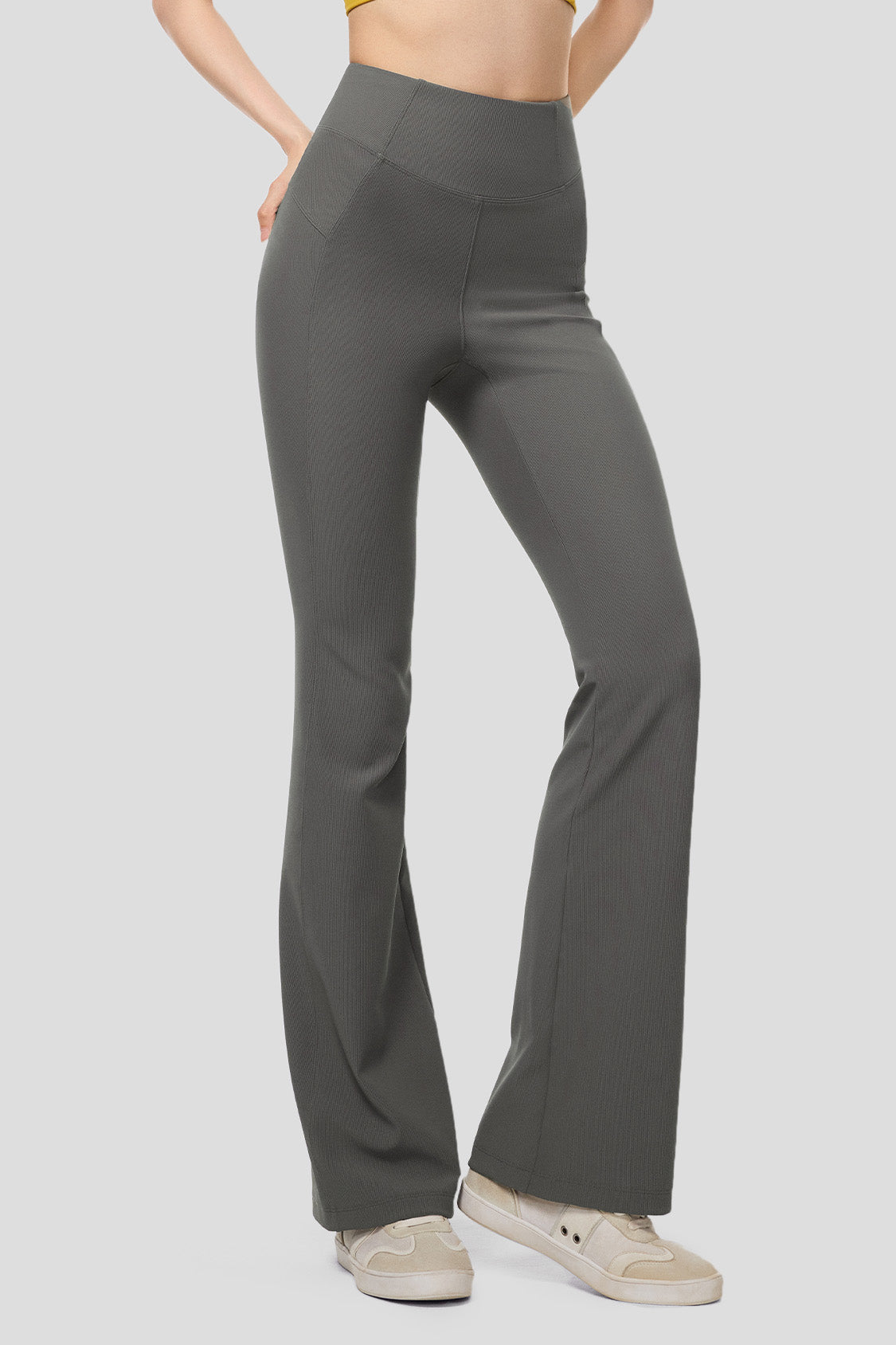 FlexFit Women's High Waist Yoga Pants - Tummy Control Workout Leggings for Running, Gym & Lounge Wear