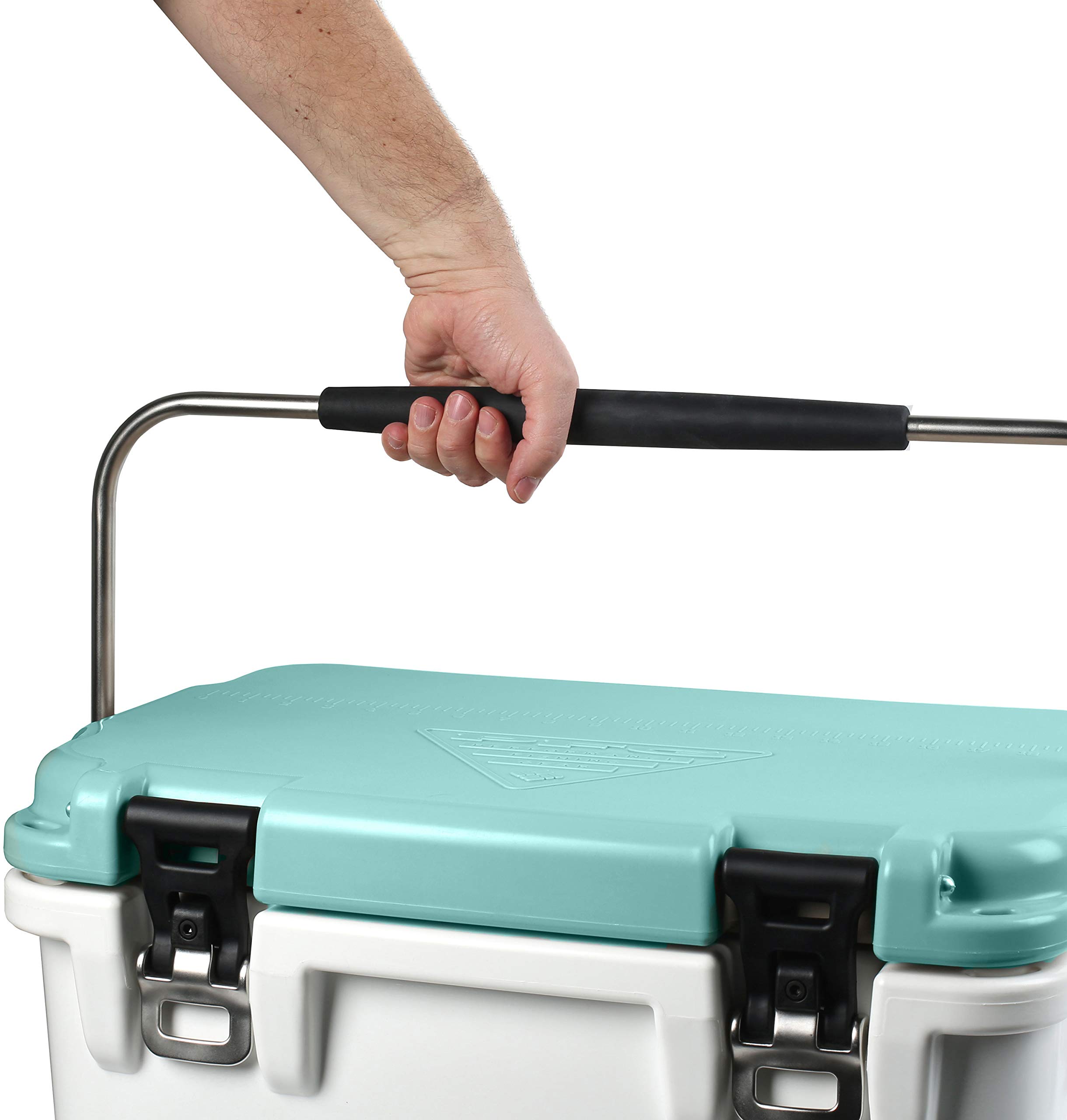 Columbia PFG High Performance Roto Cooler with Microban Protection - Insulated Fishing Cooler for Boating, Camping & Outdoor Adventures - Keeps Drinks Cold for Hours