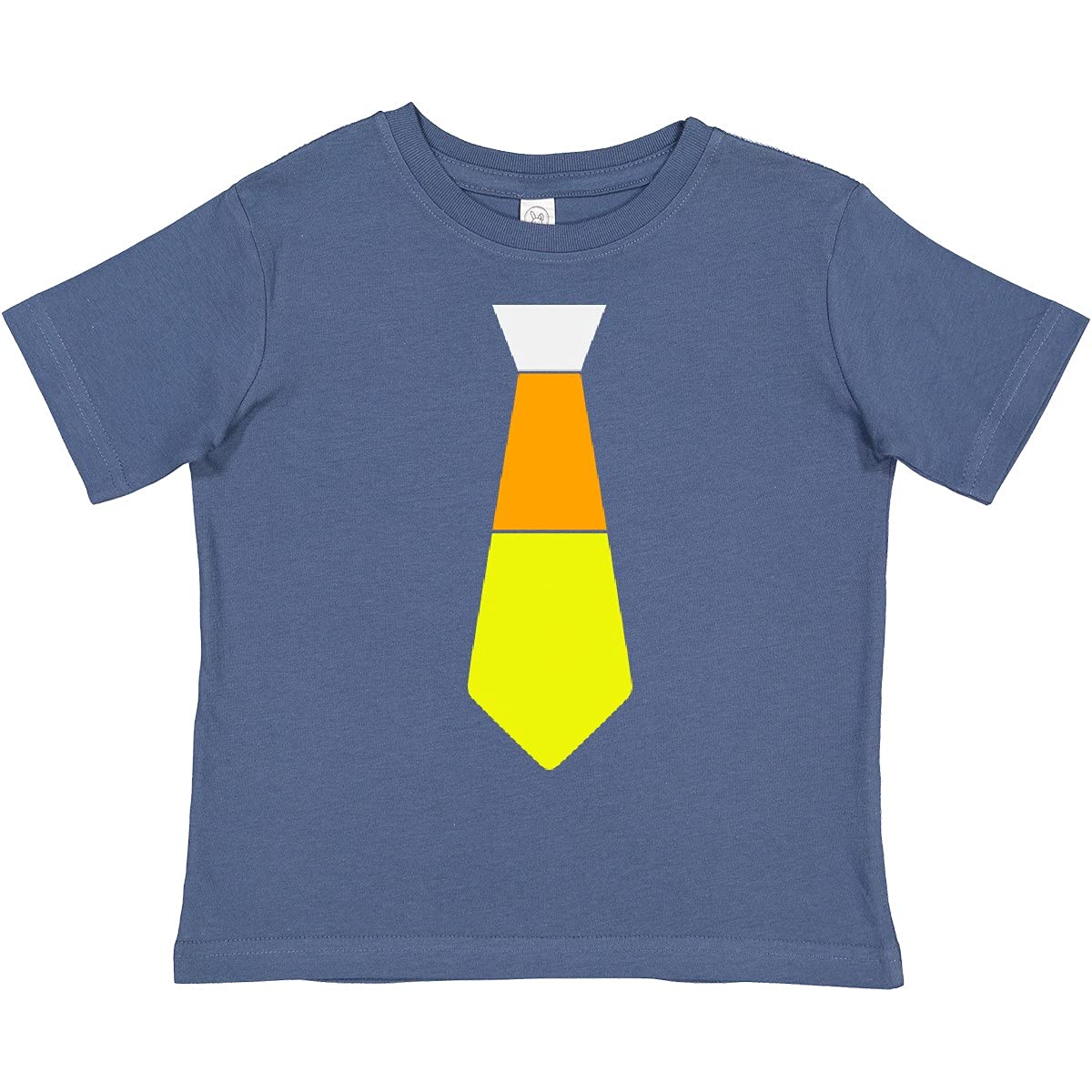 Inktastic Halloween Candy Corn Tie Toddler T-Shirt - Cute Halloween Costume for Boys & Girls - Perfect for Trick or Treat, Halloween Parties & Family Photos