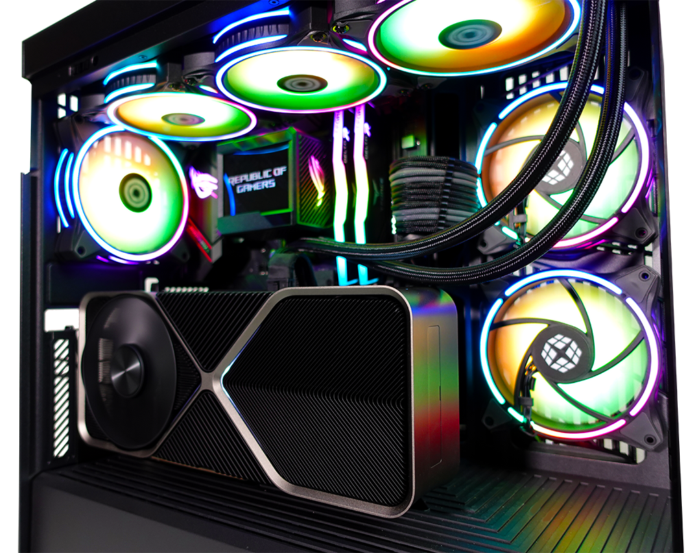 XOTIC PC G6 HYTE Y40 High-Performance Gaming Desktop Computer - Intel Core i9, RTX 4090, 32GB RAM, 2TB SSD - Ultimate Gaming & Streaming Setup for Esports & VR Enthusiasts