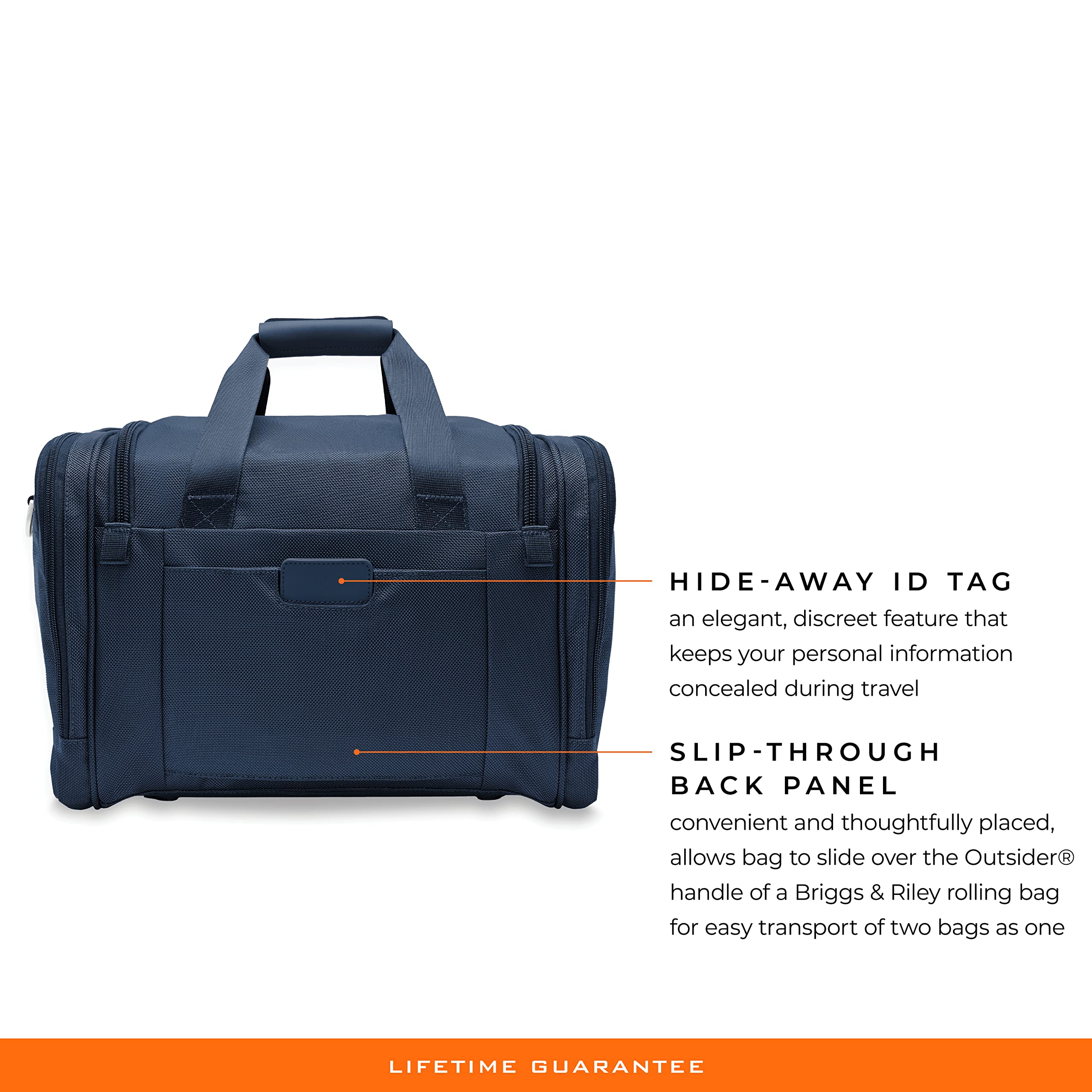 Briggs & Riley Premium Travel Duffel Bag - Durable Carry-On Luggage for Gym, Weekend Trips & Business Travel | Water-Resistant & Spacious Design
