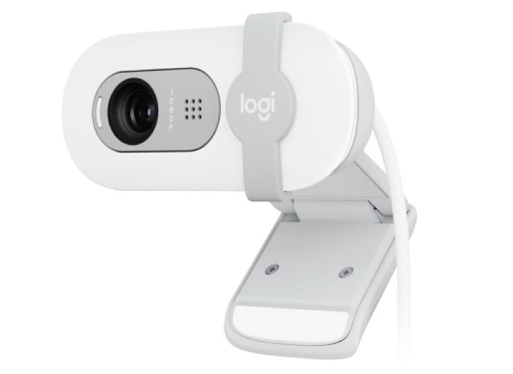 Logitech Brio 100 Full HD 1080p Webcam with Noise-Reducing Mic - Perfect for Zoom Meetings, Online Classes & Video Conferencing
