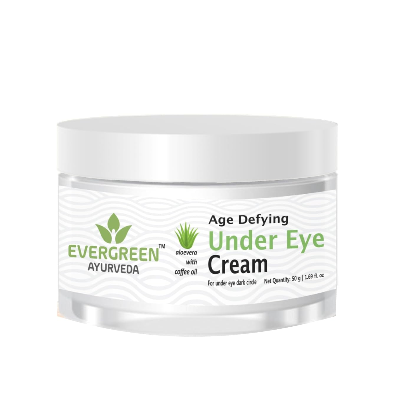 Soundarya Herbs Anti-Aging Under Eye Cream with Aloe Vera & Coffee Oil - Dark Circle Treatment for Puffy Eyes - 50g | Reduce Wrinkles & Brighten Skin | Perfect for Night Care & Daily Use