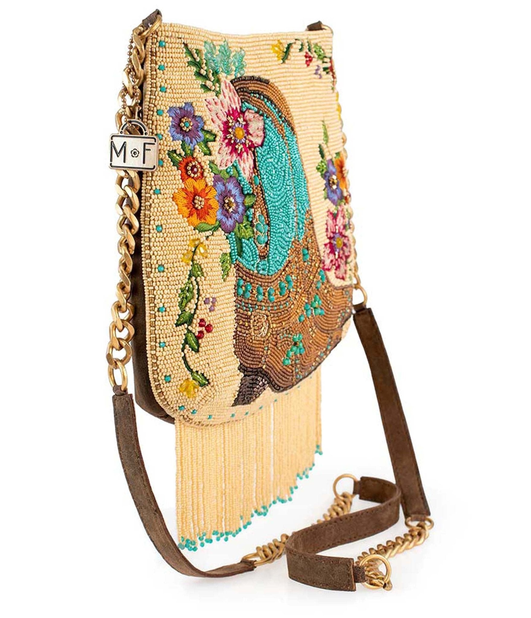 Mary Frances Line Dance Crossbody Handbag - Stylish Leather Purse for Women | Perfect for Parties, Concerts & Night Out