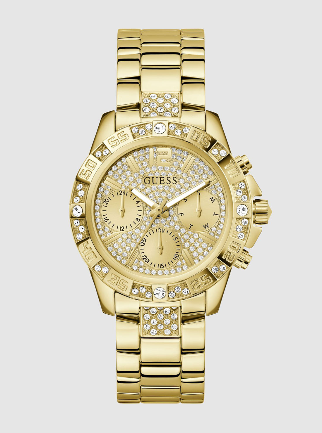 Elegant Gold-Tone Majesty Link Watch for Women - Luxury Fashion Accessory for Parties, Work & Special Occasions