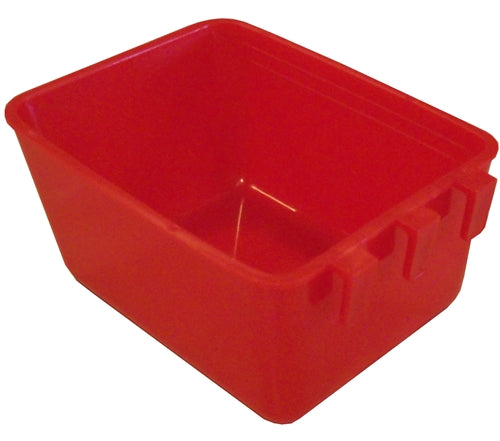 12oz Square Feeder & Water Drinker for Small Pets - Durable Cage Cup for Birds, Hamsters, Guinea Pigs - Perfect for Treats, Food & Water - Ideal for Cages, Aviaries & Small Animal Habitats