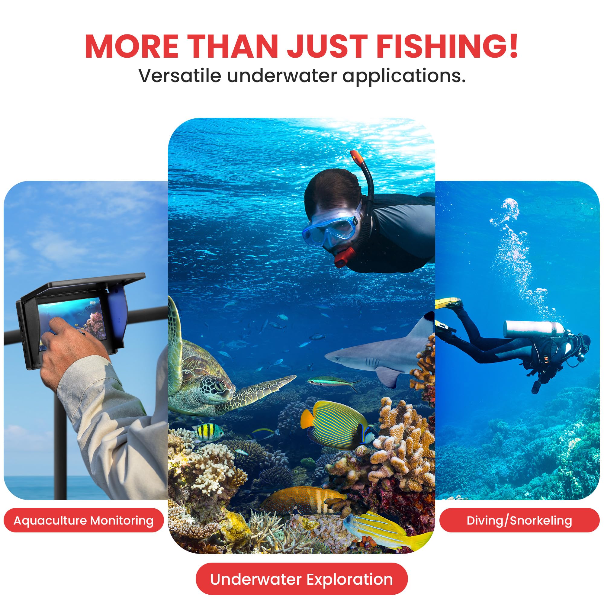 Pyle Underwater Fishing Camera with 4.3