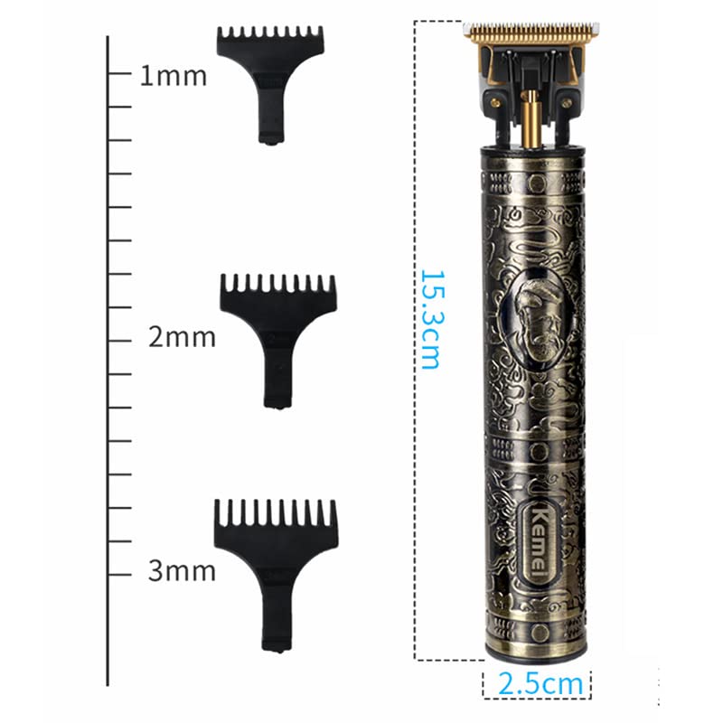 Professional Hair Clippers for Men - Rechargeable Electric Hair Trimmer & Beard Shaver with Metal Blade, Barber-Grade Hair Cutting Machine for Home & Salon Use | Perfect for DIY Haircuts, Beard Trimming & Grooming