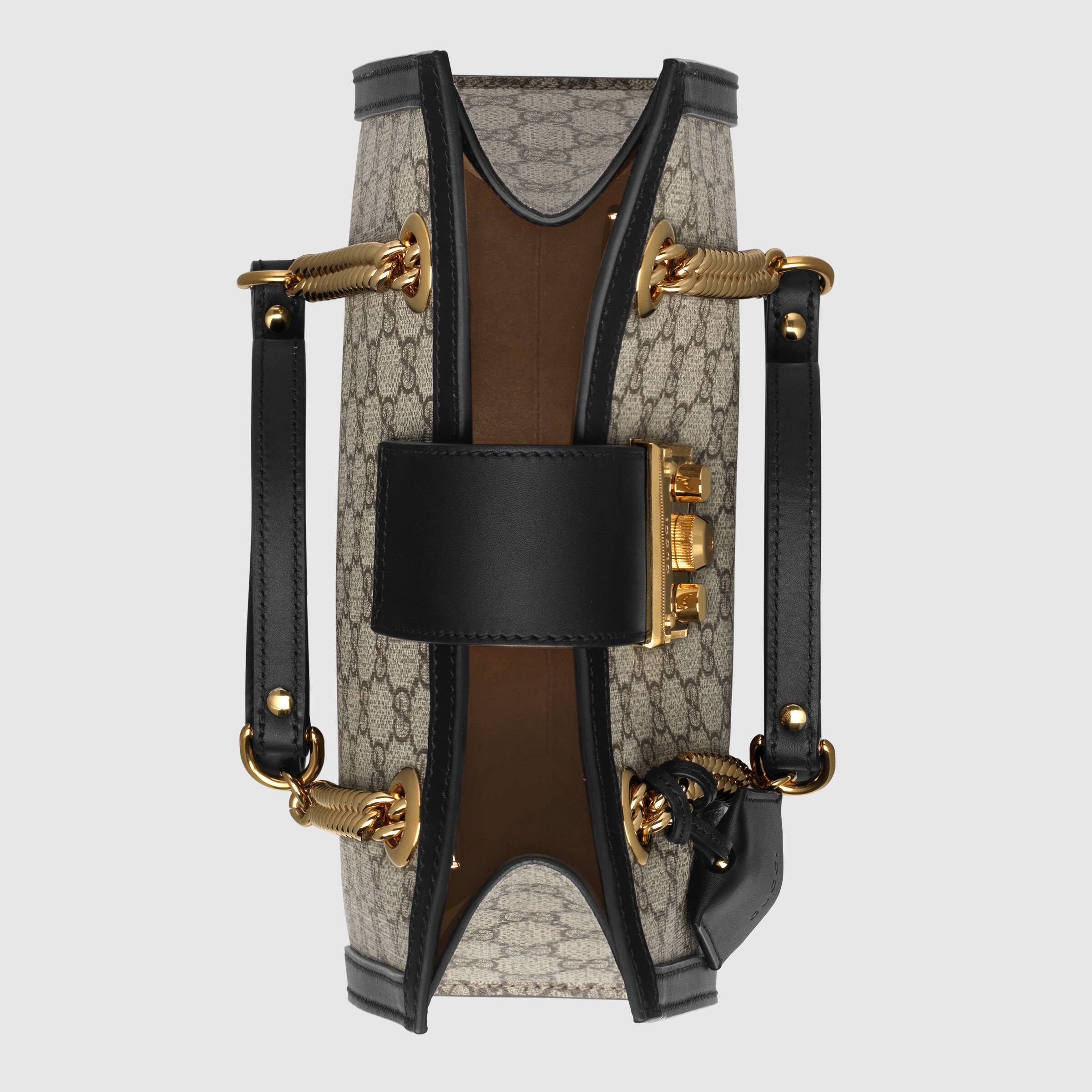 Gucci Padlock Small Shoulder Bag for Women - Black Leather Crossbody Purse with Gold Hardware | Perfect for Work, Travel & Evening Events