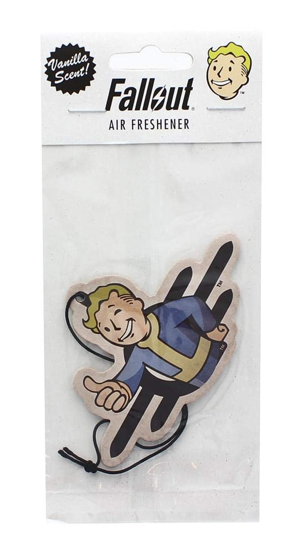 Fallout Vault Boy Car Air Freshener - Official Bethesda Merchandise - Funny Video Game Accessory for Gamers & Fans - Perfect for Cars, Offices & Gaming Rooms