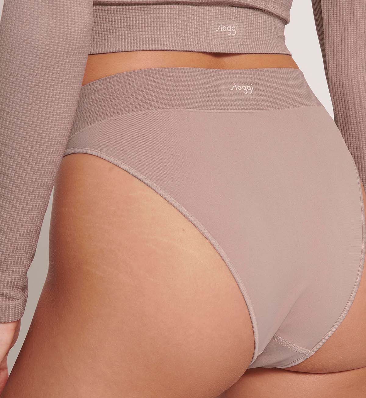 SLOGGI EVER INFUSED ALOE HIGH LEG BRIEF - Soft & Comfortable Women's Underwear for Everyday Wear - Perfect for Work, Yoga & Lounge