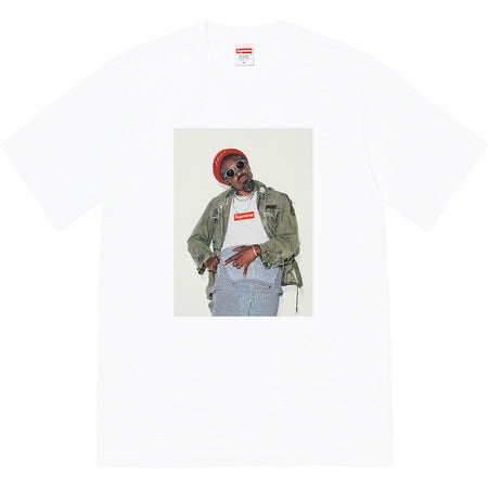 Supreme Andre 3000 T-Shirt - White Cotton Tee for Men | Vintage Hip Hop Streetwear | Perfect for Concerts, Casual Outfits & Fan Collections