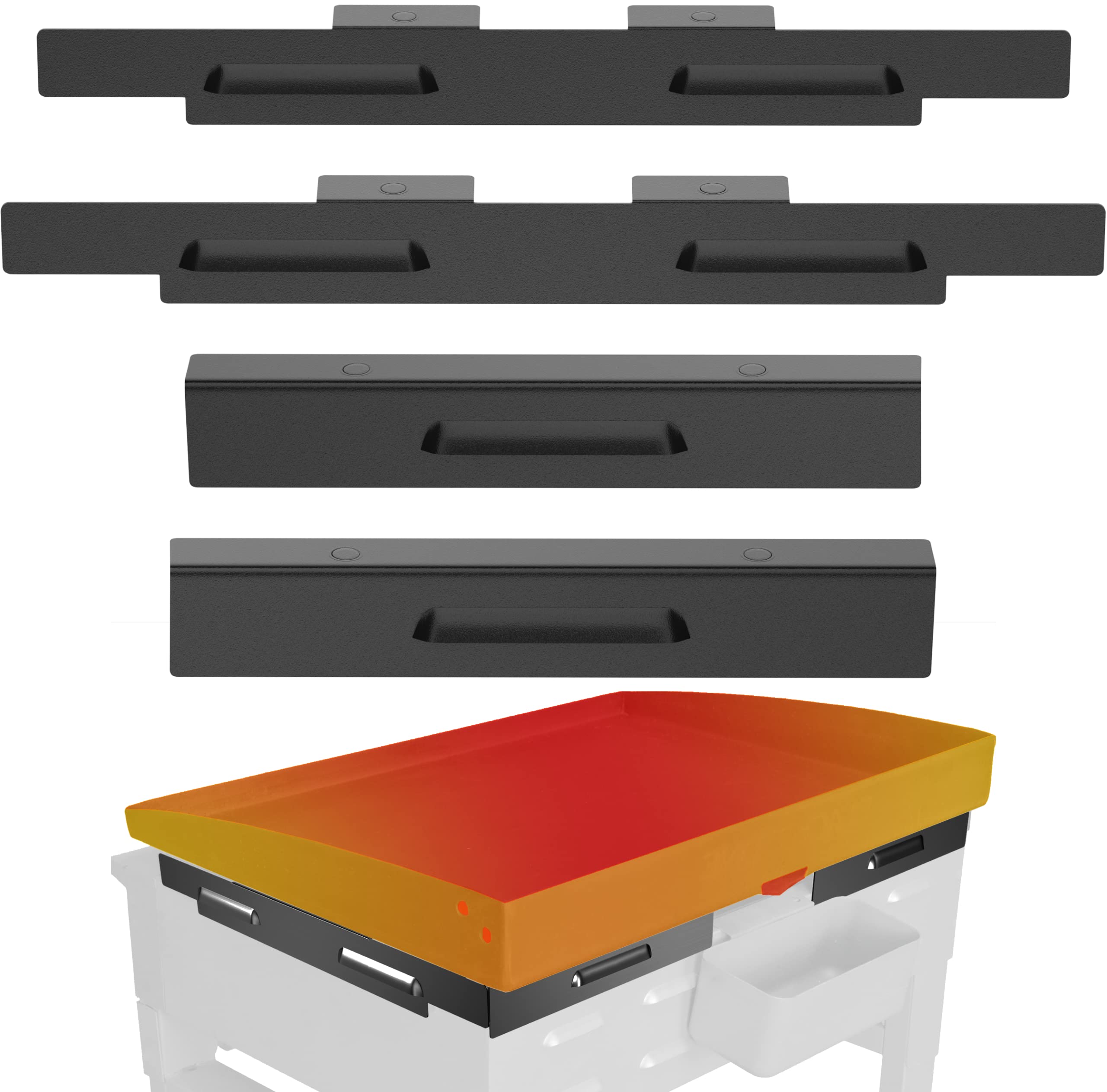 Upgraded Magnetic Wind Guards for Blackstone 22'' Griddle - Stainless Steel Flame Protector & Heat Retention Accessories - Fits Blackstone Grill - Saves Gas - Perfect for Outdoor Cooking, Camping & Backyard BBQs