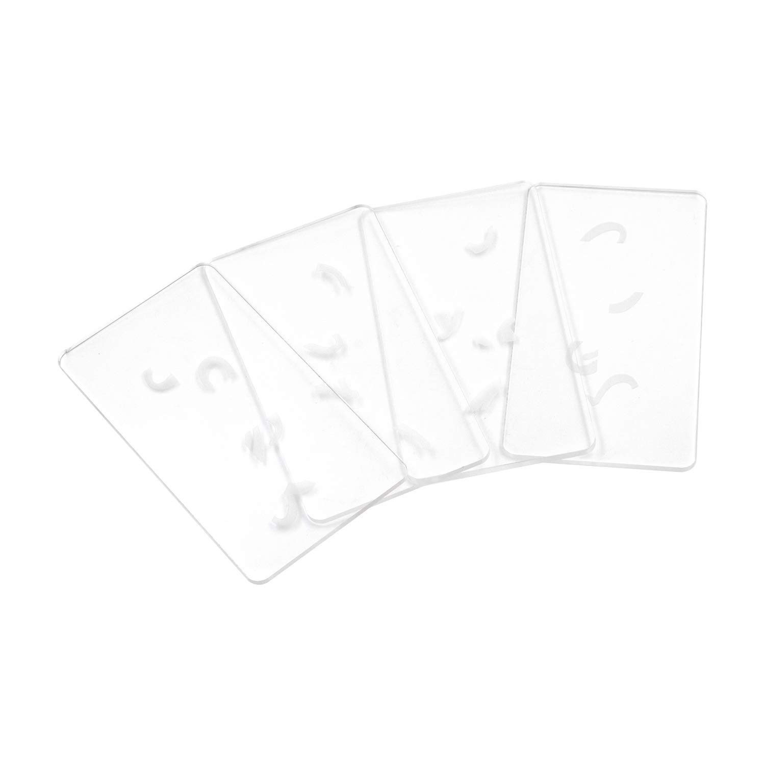 Escape Room Game Props - 4 Pack Magic Transparent Acrylic Password Clue Cards for Puzzle Solving, Team Building & Adventure Games | Perfect for Escape Rooms, Parties & Family Game Nights