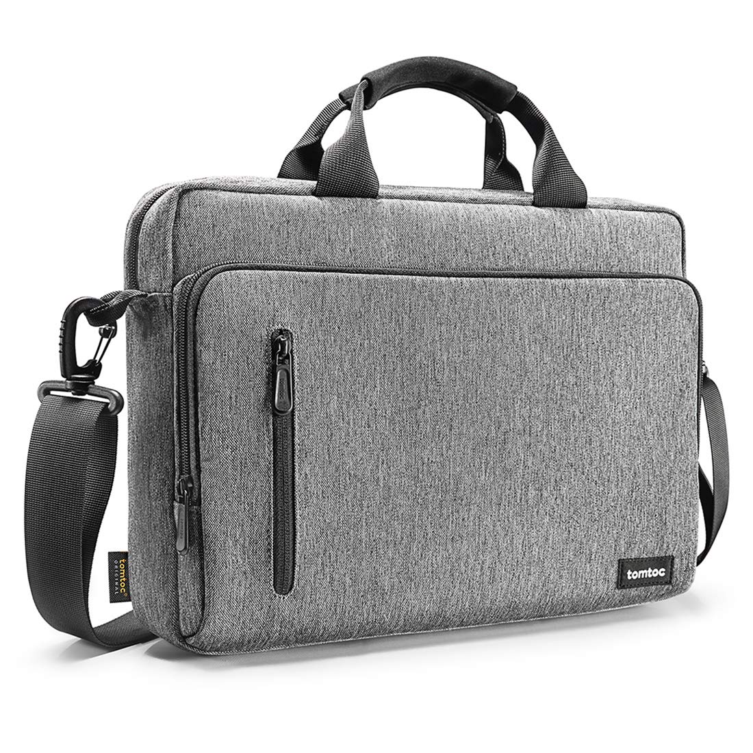 tomtoc Protective 15.6 Inch Laptop Shoulder Bag - Universal Fit for HP, Dell, Acer, ASUS, Lenovo & MacBook Air/Pro M1/M2/M3/M4 - Durable Business Briefcase for Work, Travel & College | Water-Resistant & Multi-Functional Design