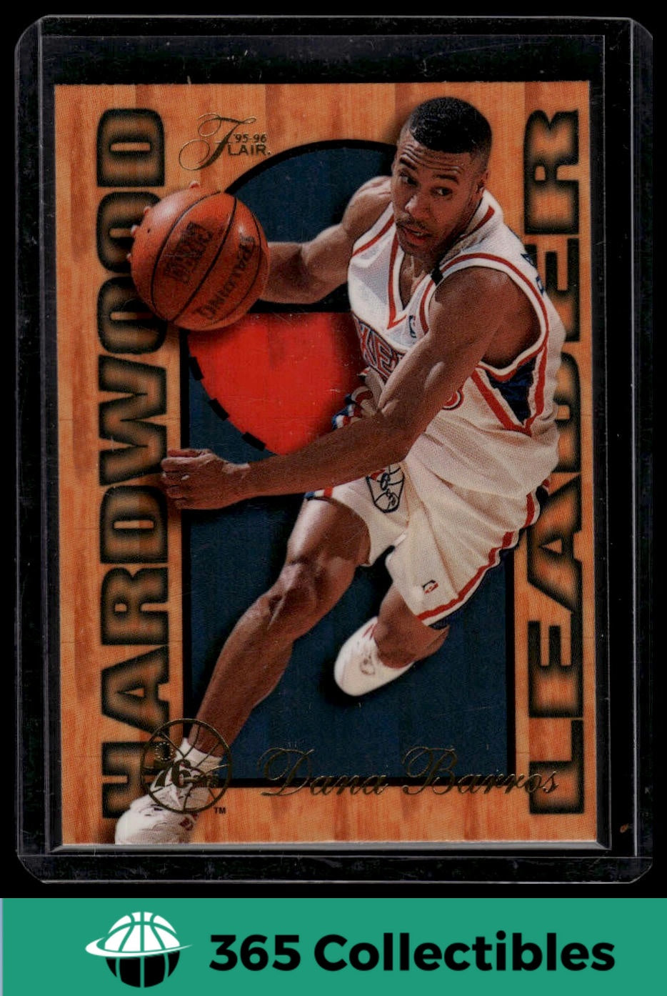1995-96 Fleer Dana Barros #20 Flair Basketball Card - Philadelphia 76ers NBA Collectible for Fans & Memorabilia Enthusiasts - Perfect for Display, Trading, and Sports Collections