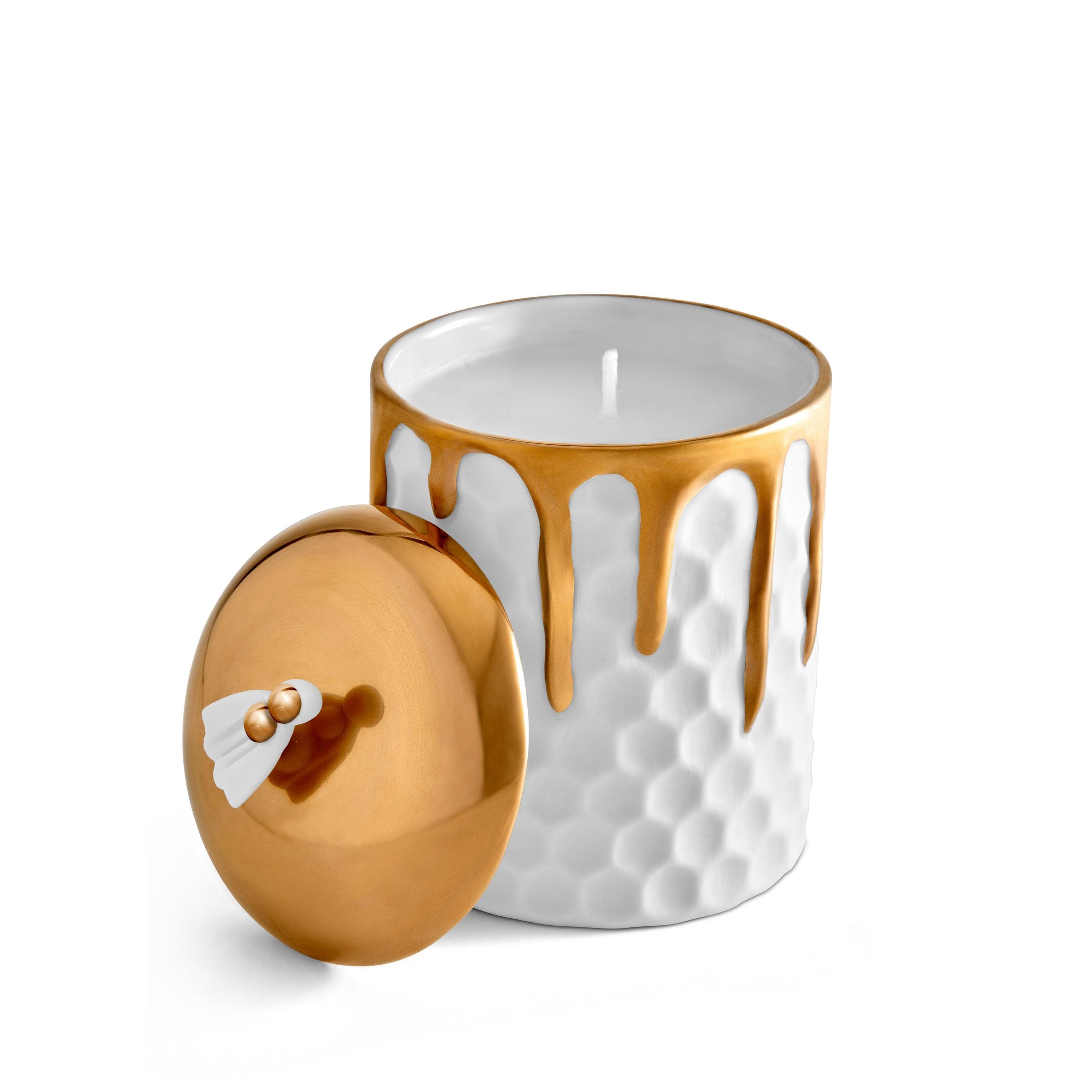 Natural Beeswax Honeycomb Candle - Handmade Pure Beeswax for Home Decor, Aromatherapy & Relaxation - Perfect for Romantic Dinners, Spa Nights & Cozy Evenings