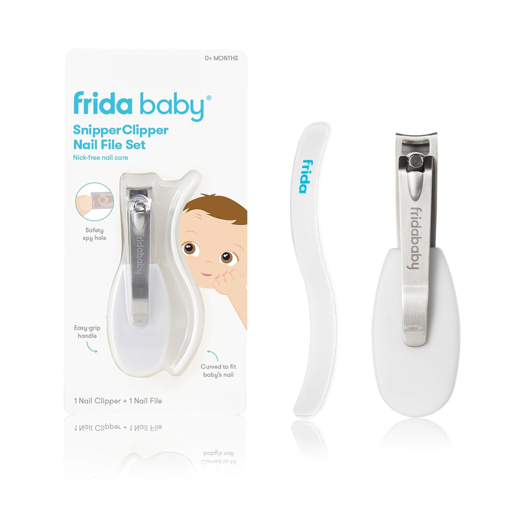 NailFrida The Snipper Clipper Set - Baby Nail Clippers & Nail Care Kit for Safe & Easy Trimming - Perfect for Newborns, Infants & Toddlers at Home or On-the-Go