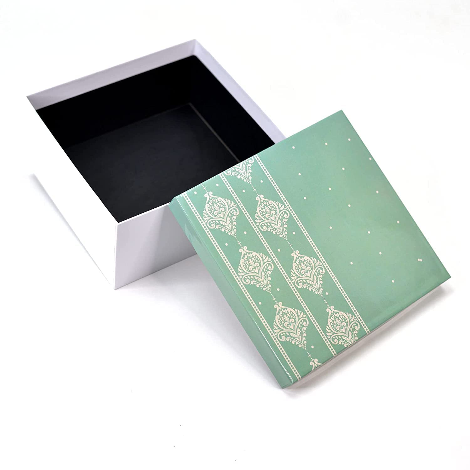 Premium Glossy Finish Green Gift Box 23x24x12cm - Multipurpose Rigid Packaging Box for Birthdays, Weddings & Holidays - Holds Up to 5kg - Perfect for Corporate Gifts, Luxury Packaging & Special Occasions