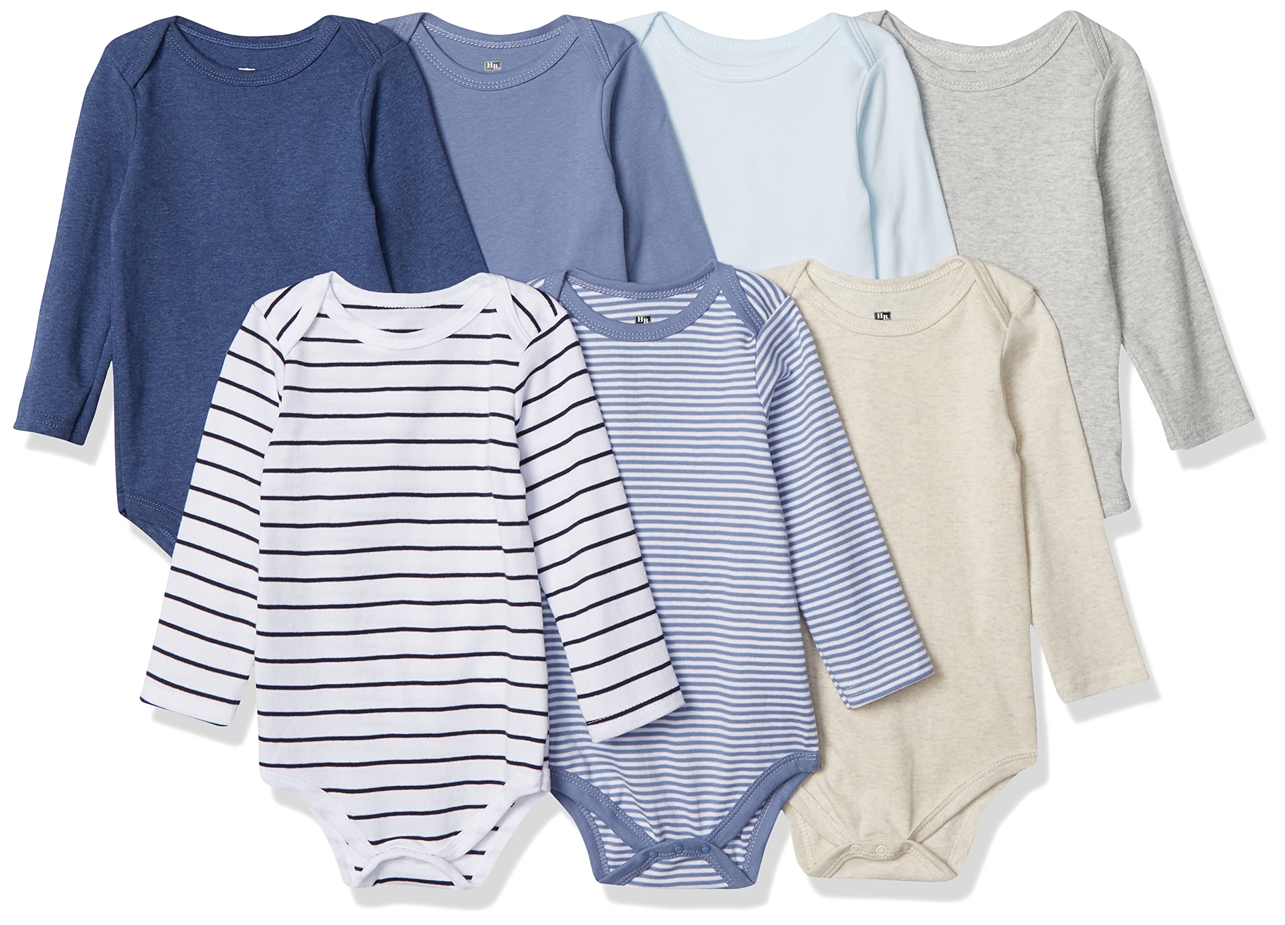 Hudson Baby Cotton Bodysuits for Boys & Girls - Soft Long Sleeve for Everyday Wear