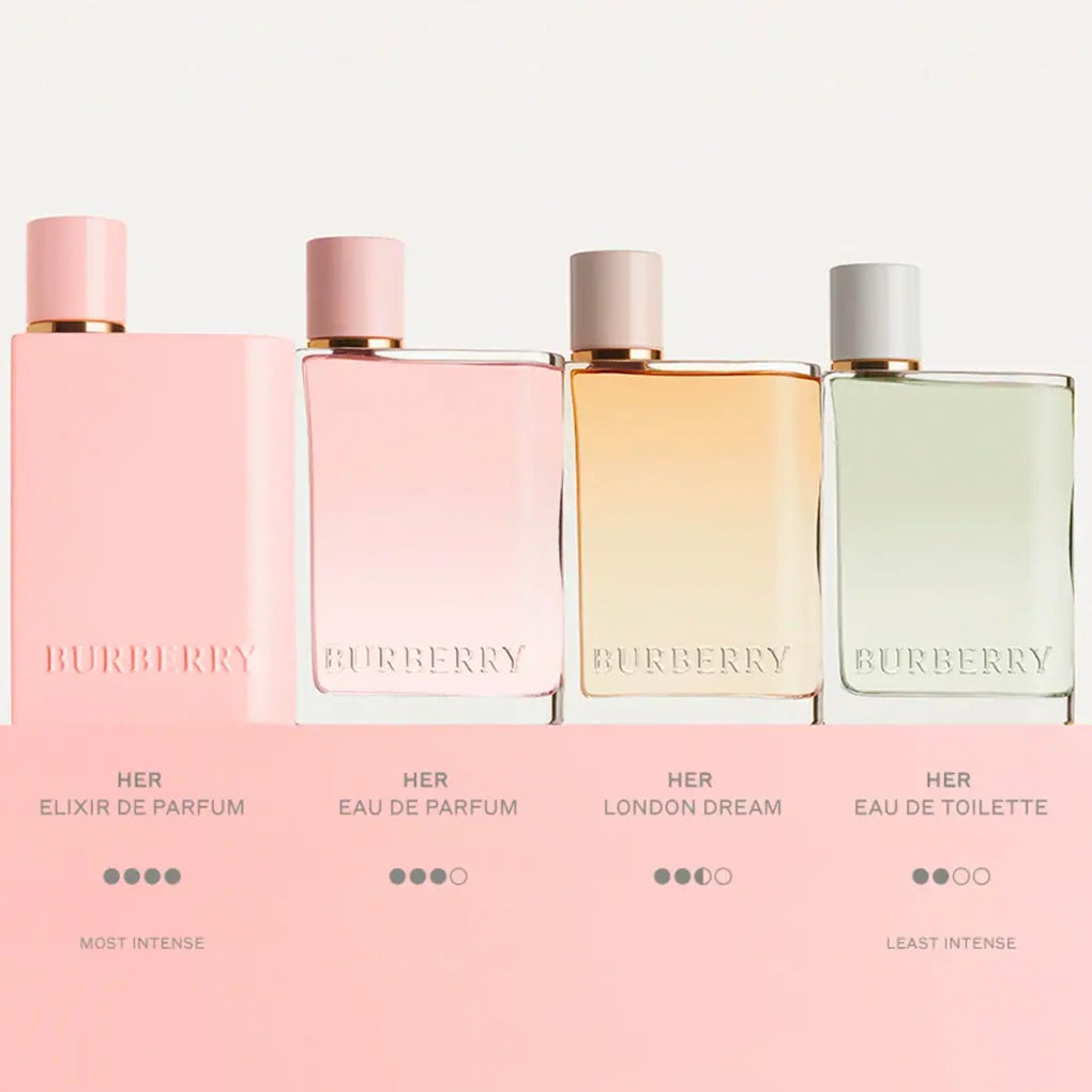 Burberry Her Elixir De Parfum 3.4 oz Women's Eau de Parfum - Long Lasting Floral Scent for Date Night & Special Occasions
