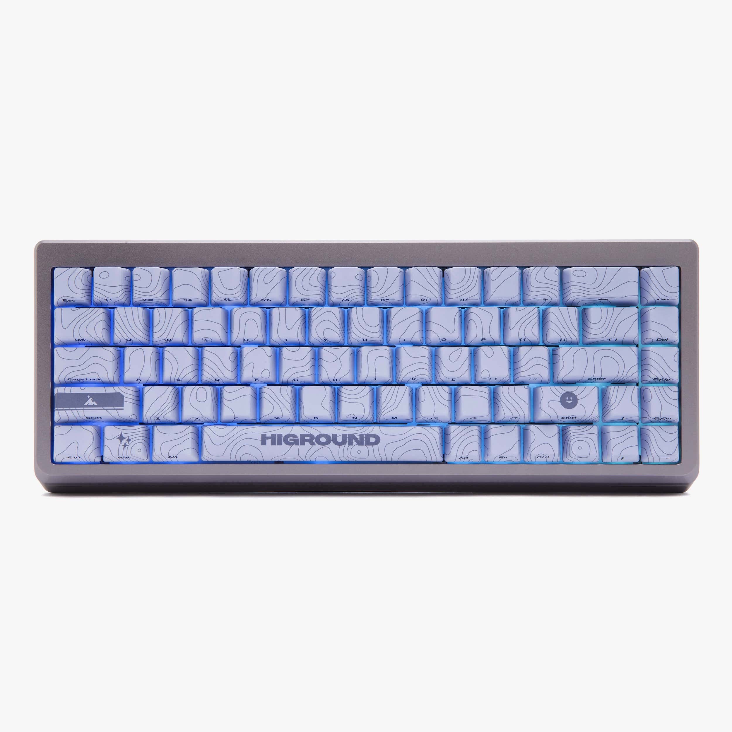 Higround Summit 2.0 65% Mechanical Keyboard - SLATE Edition | Compact Wired Gaming Keyboard for PC & Mac | Perfect for Esports, Office Work & Typing Enthusiasts