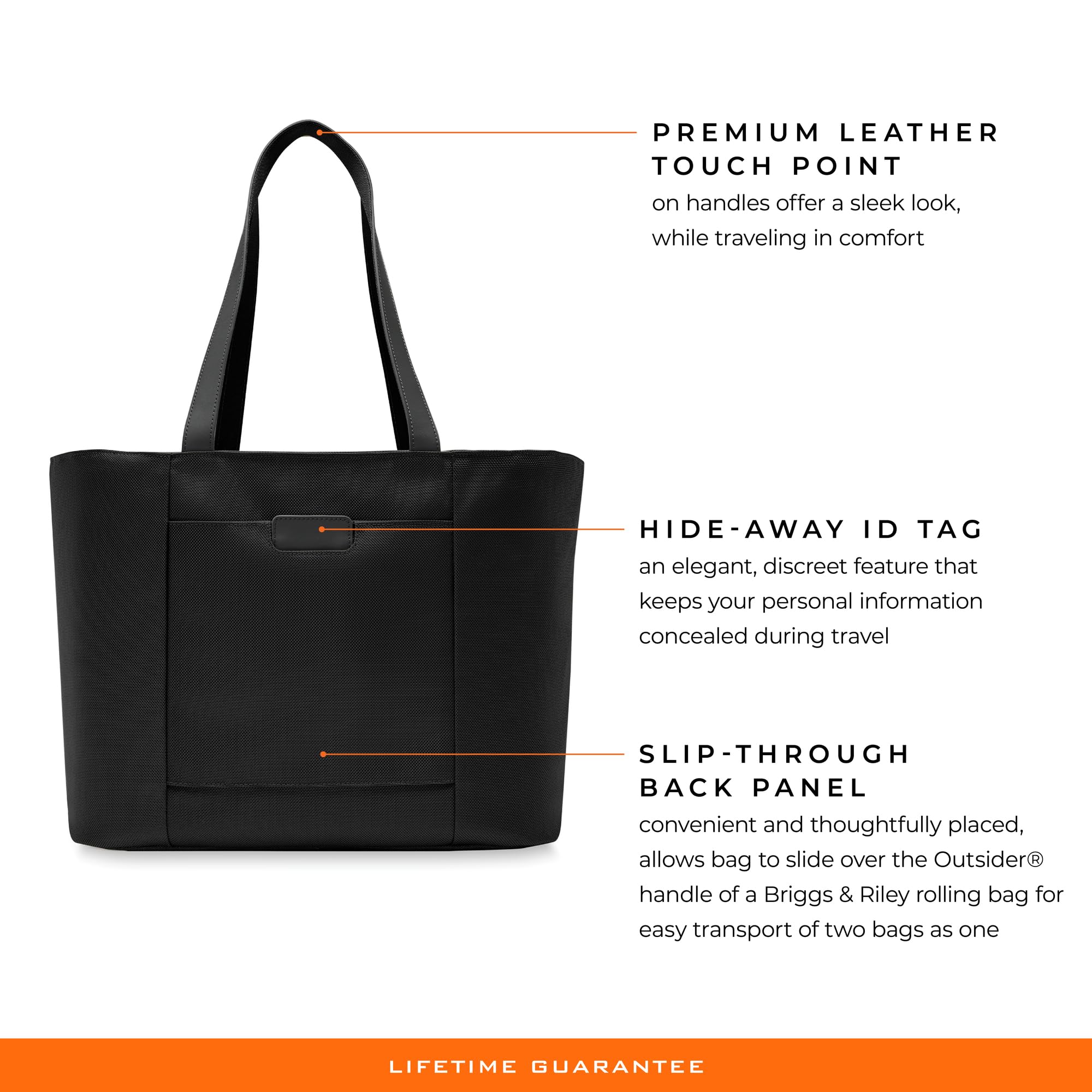 Briggs & Riley Premium Tote Bags for Women & Men - Durable Travel & Work Tote with Spacious Compartments | Perfect for Business Trips, Gym, Shopping & Daily Commute