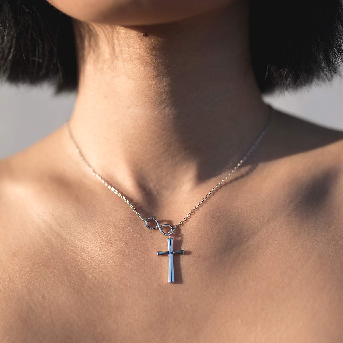 Sympathy Necklace for Loss of Father - Sterling Silver Pendant Gift for Women | Memorial Jewelry for Grieving