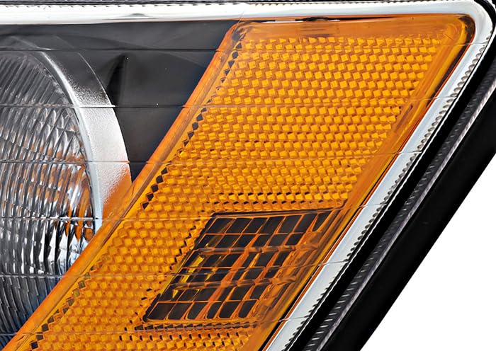 Compatible with Hyundai Sonata Headlights Lamps Set 2006 2007 2008 - Halogen Driver & Passenger Side Replacement - Perfect for Night Driving & Foggy Conditions