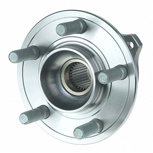 Front Wheel Bearing and Hub Assembly for 2010 Dodge Charger SE 3.5L V6 AWD (4 Bolt Flange) - Replacement Part with 2-Year Warranty - Perfect for Smooth Ride & DIY Car Repairs