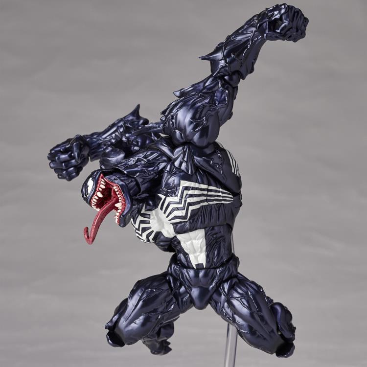 Amazing Yamaguchi Revoltech No. 003 Venom Action Figure - Highly Articulated Collectible Toy for Marvel Fans | Perfect for Display, Photography & Action Scenes