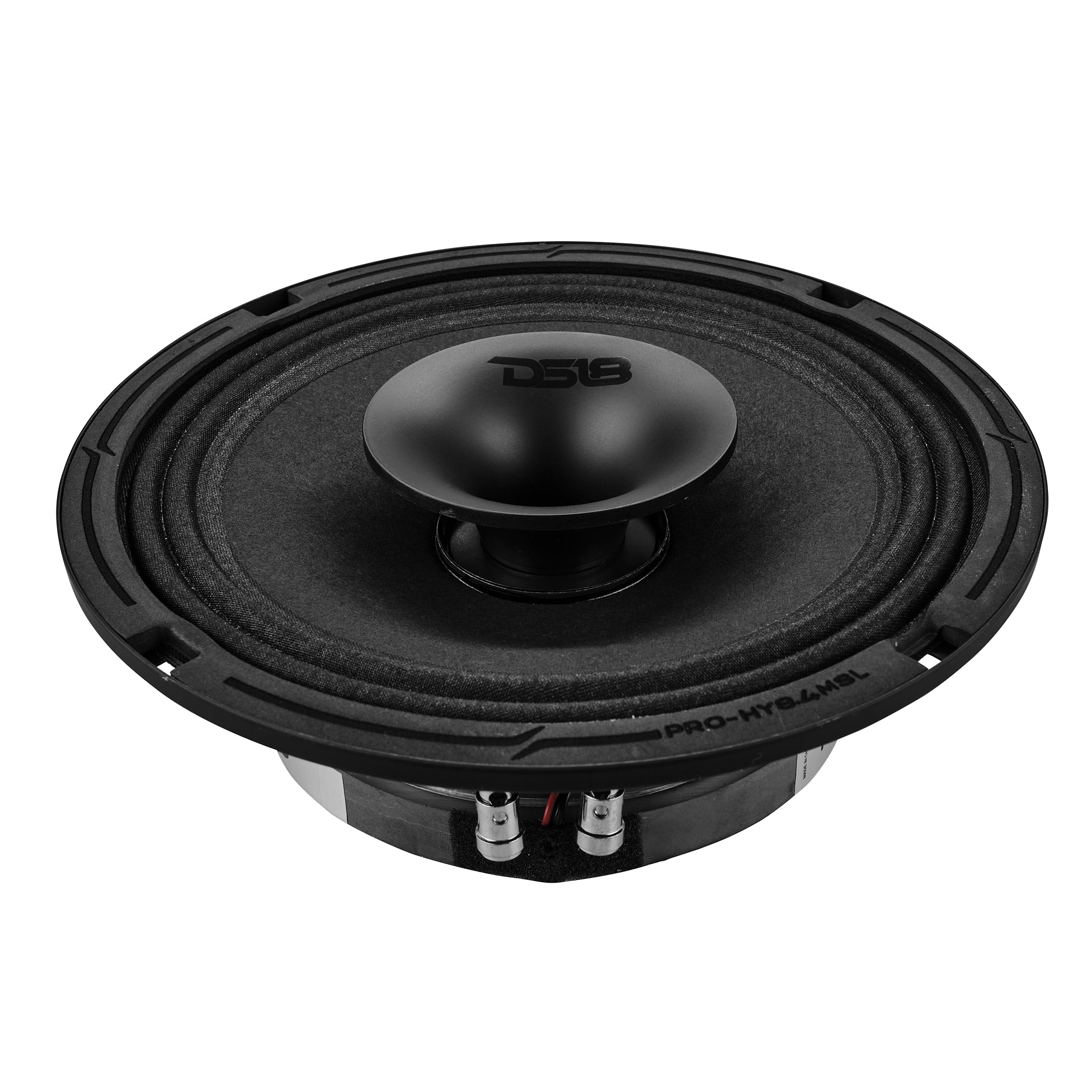 PRO 8 Shallow Coaxial Hybrid Mid-Range Loudspeaker with Built-in Driver - 200 Watts RMS, 4 Ohm - Perfect for Car Audio Systems, Marine & Home Theater Speakers